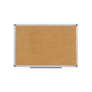 Tableau d'affichage 2x3 en liège bordure aluminium Ft 90×120 cm