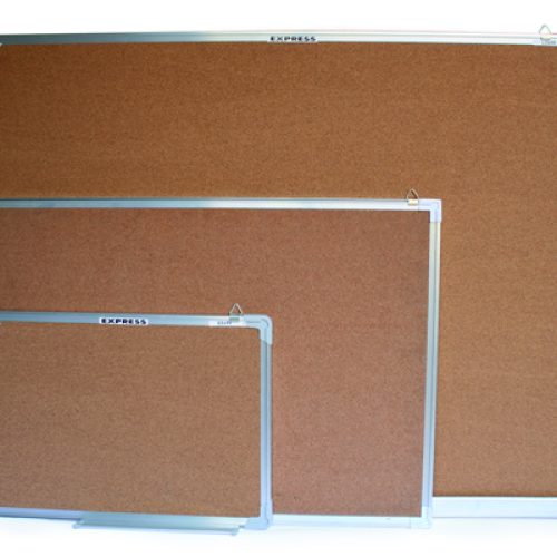 Tableau d’affichage liège Elipse cadre aluminium 100x200cm