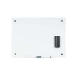 Tableau en Verre magnétique Bi-Office 60x90 cm Blanc