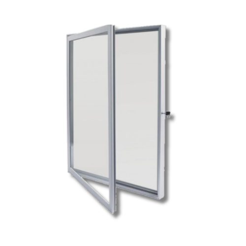 Tableau Vitrine d’Affichage 90 x 60 cm – 1 Porte – Fond Blanc