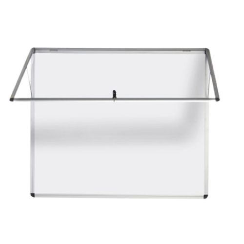 Tableau Vitrine Murale Magnétique 141 × 70 cm – 12 Feuilles A4 – 2×3