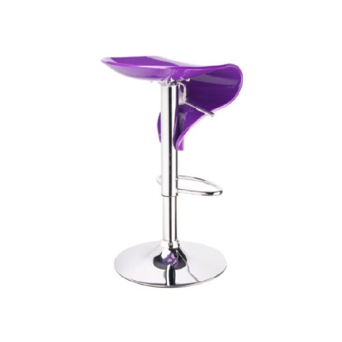 Tabouret DESIGN en acrylique & chrome coloris au choix