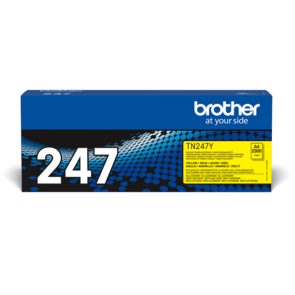 Toner Brother TN-247Y Jaune (2300 pages)