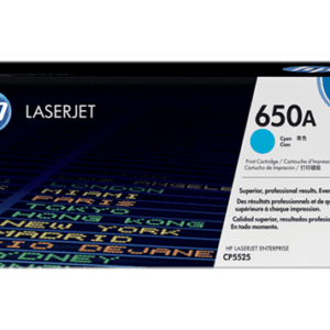 Toner cyan HP LaserJet 650A