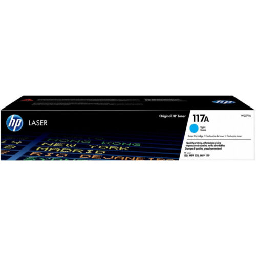 Toner d’impression HP LaserJet Cyan 117A 700 pages (W2071A)