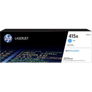 Toner d'impression HP LaserJet HP 415A Cyan (Réf : W2031A)
