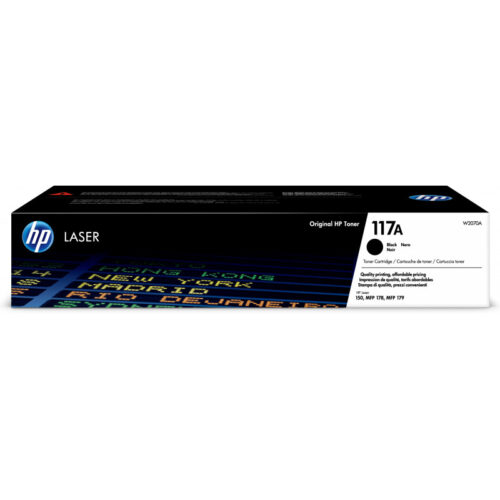 Toner d’impression HP LaserJet Noir 117A 1000 pages (W2070A)