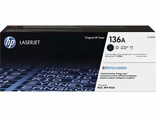 Toner HP 136A Noir - LaserJet d'origine (W1360A)