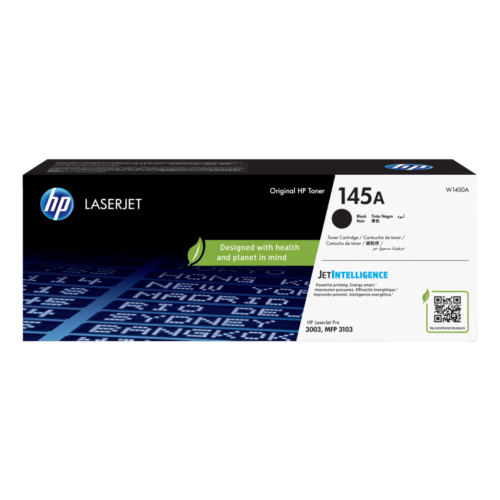 Toner HP 145A Blk LaserJet 1700 pages pour HP LaserJet Pro 3003 et 3103 MFP (W1450A)