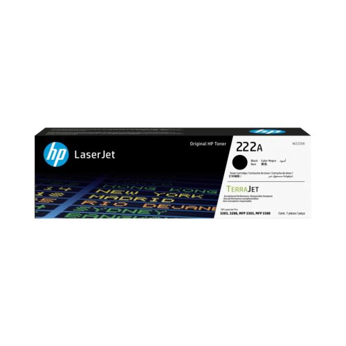 Toner HP 222A LaserJet d’origine Noir – 1 300 pages (W2220A)