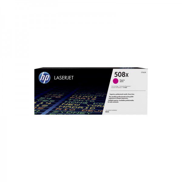 Toner HP 508X Magenta grande capacité LaserJet d'origine (CF363X)