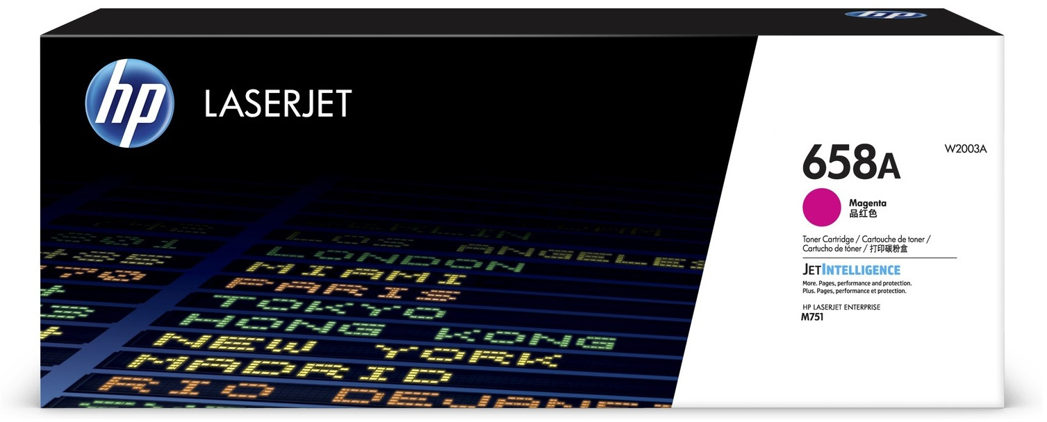 Toner HP 658A LaserJet d'origine Magenta 6000 pages (W2003A)