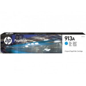 Toner HP 913A cartouche d'encre PageWide cyan (F6T77AE)