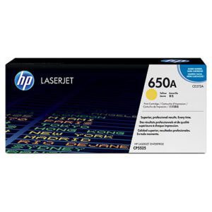 Toner Jaune HP LaserJet 650A
