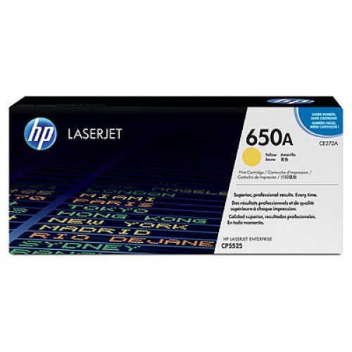 Toner Jaune HP LaserJet 650A