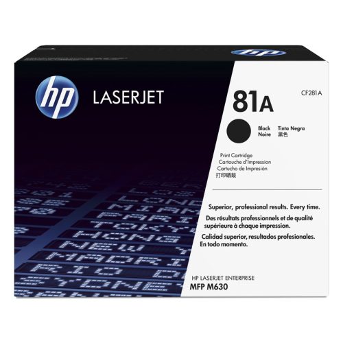 Toner Noir HP 81A (Réf CF281A) (10500 pages)
