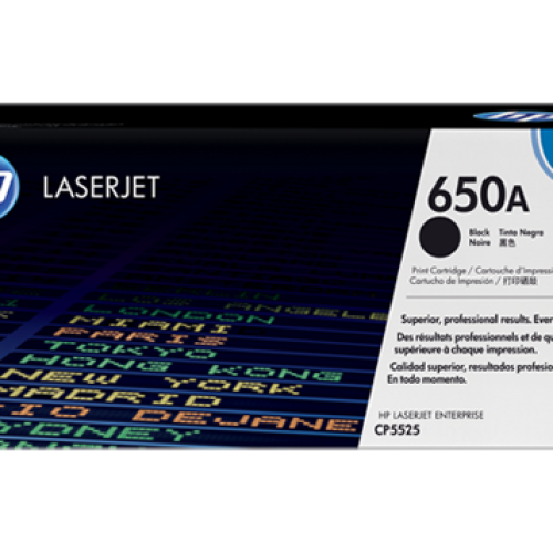 Toner noir HP LaserJet 650A