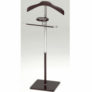 Valet de chambre MODERNE en bois et métal chromé