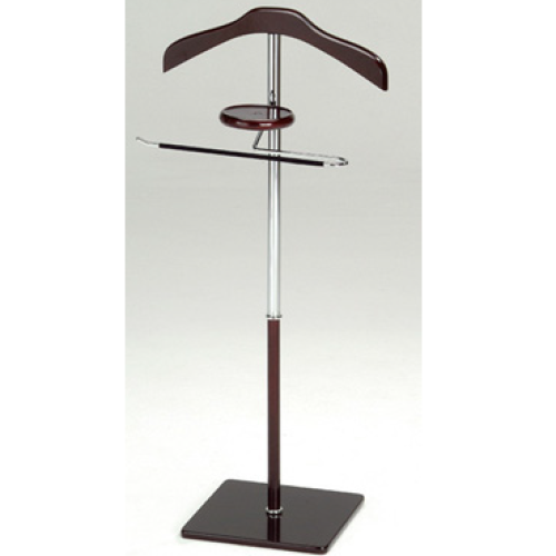 Valet de chambre MODERNE en bois et métal chromé