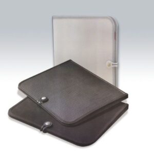 Valisette à Clip A4 Atlas avec Bloc-notes, Encoches pour cartes de visite et CD 2 Coloris au choix