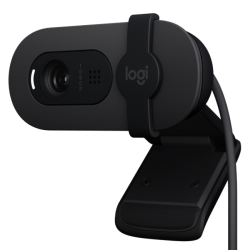Webcam Logitech Brio 100 – 2 MP 1920 x 1080 pixels USB Graphite (960-001585)