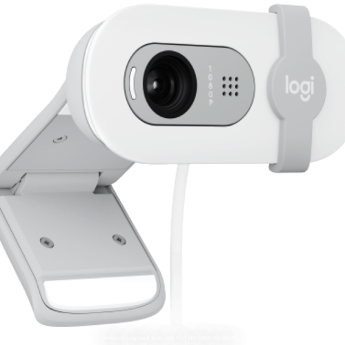 Webcam Logitech Brio 100 Full HD Blanc (960-001617)