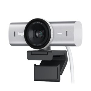 WebCam Logitech MX BRIO 4K Ultra HD – Pale Grey (960-001554)