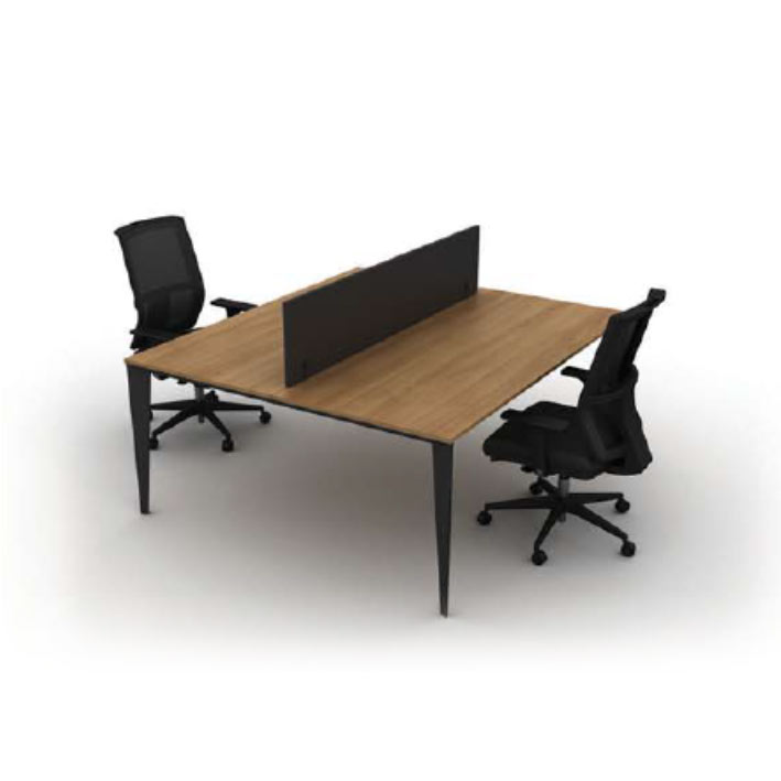 Workstation EXEN 120 x 140 x 75 deux coloris au choix