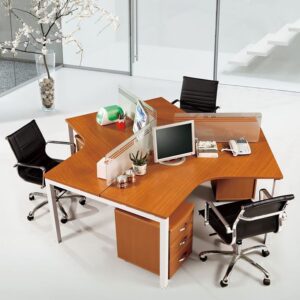 Workstation TRIO 3 postes 232x232 cm