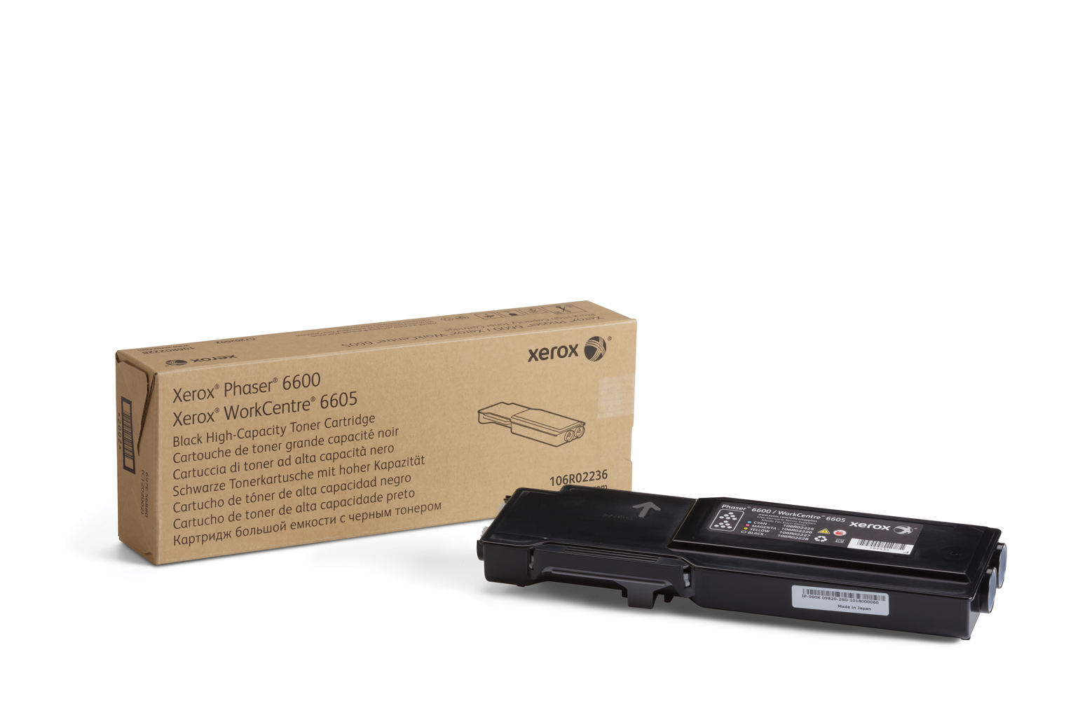 Xerox Toner Noir haute capacité 6600/6605 - 8000 pages (106R02236)