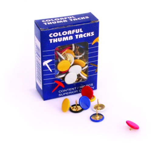 5000 Punaises Plastifiées COLORFUL