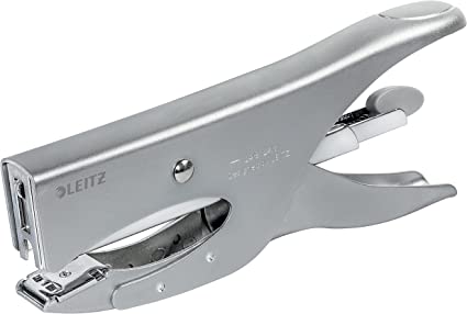 Agrafeuse de bureau LEITZ , Capacité: 40 Feuilles,Argent Mat