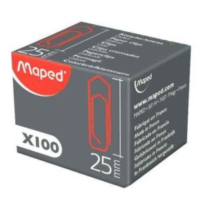 Boite de 100 Trombones Maped 032020 Extra 25mm