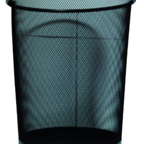 Corbeille à Papier Métallique ADORA Grand modèle (Noir)