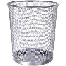 Corbeille à Papier Métallique ADORA Petit modèle (Gris)