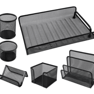 Ensemble de bureau Accord CC0012 en Métal 6 pièces / Noir