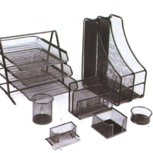 Ensemble de bureau métallique CROWN 3592T – 7 pièces