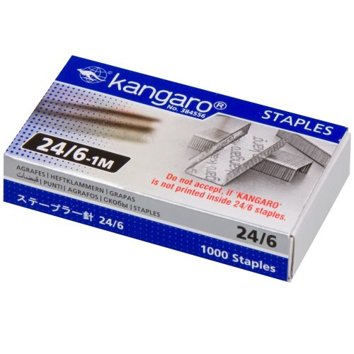 Lot de 10 boites de 1000 Agrafes KANGARO 24/6