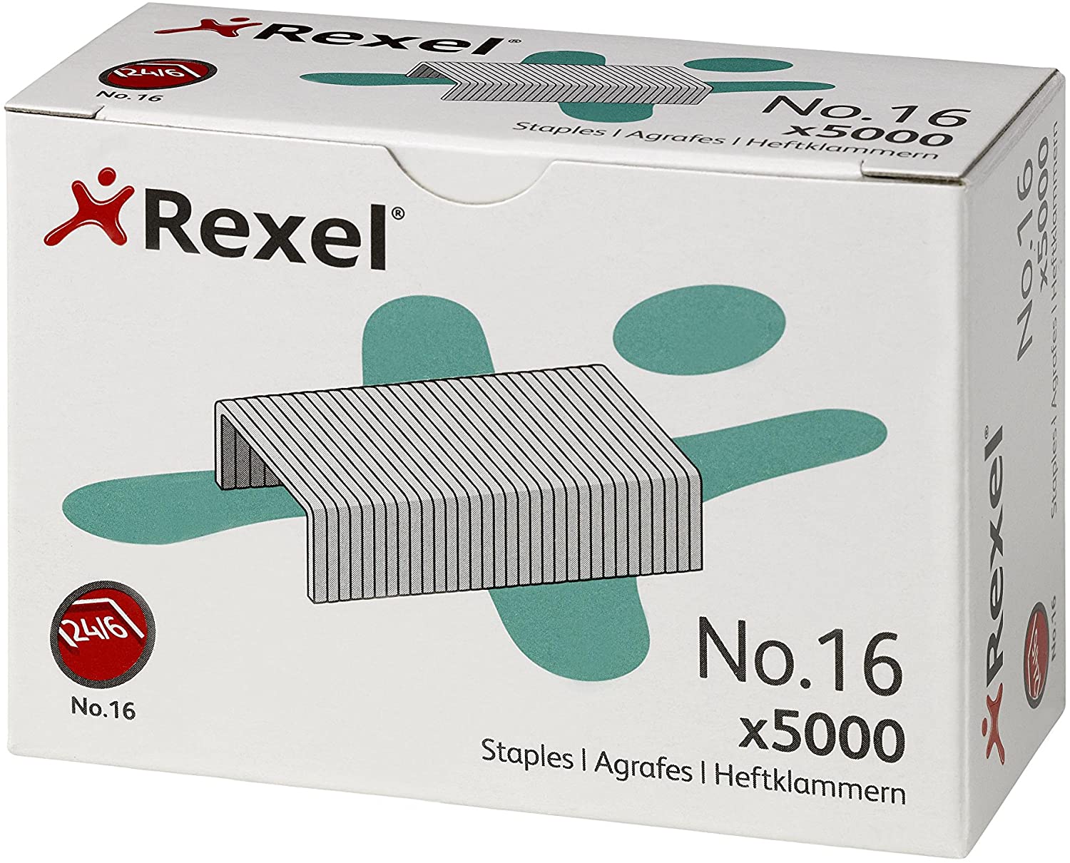 Lot de 10 boites de 1000 Agrafes REXEL 24/6