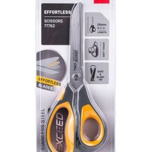 Lot de 12 Ciseaux de bureau Deli-E77762 en acier inoxydable - 8,26" / 210 mm coloris au choix