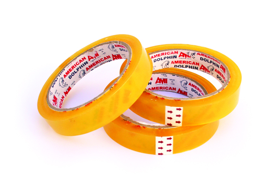 Lot de 16 rouleaux adhésifs Transparents Dolphin 19mmx66m