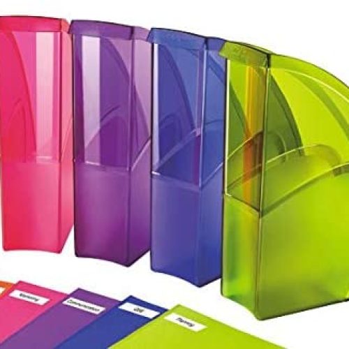 Lot de 5 porte-revues CEP HAPPY 674 + H5 Translucides Assorties