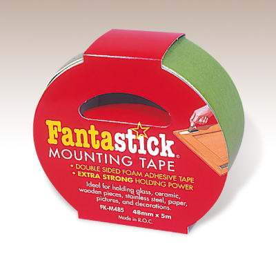 Lot de 6 rouleaux adhésifs Double face Fantastick 48mm x 5m