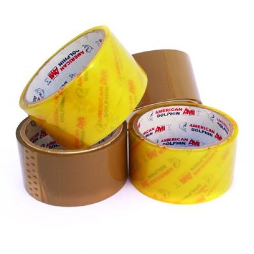 Lot de 6 rouleaux adhésifs Havane Dolphine 48mmx30m