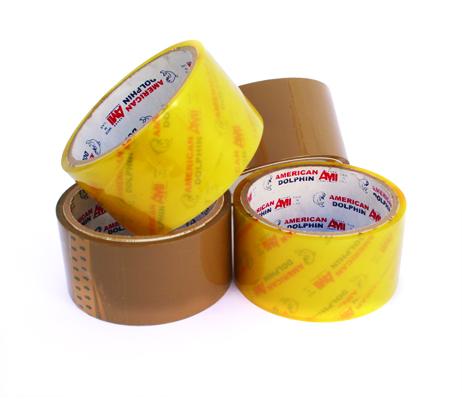 Lot de 6 rouleaux adhésifs Havane Dolphine 48mmx30m