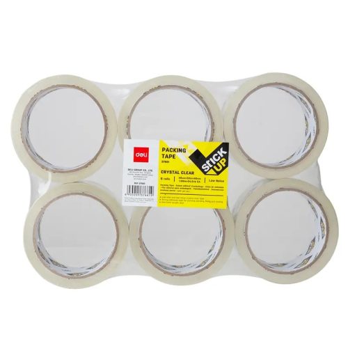 Lot de 6 Rubans adhésifs d’emballage multifonctionnel et résistant DELI 37661