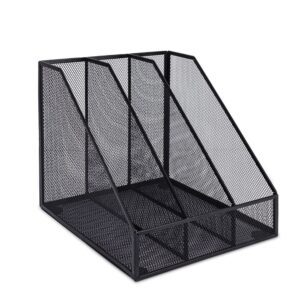 Porte-revues Deli 78985 - 3 compartiments noir