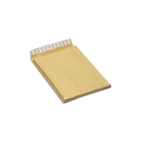 125 Enveloppes Kraft UNIPAPEL 310×410 mm 100g/m² sans fenêtre