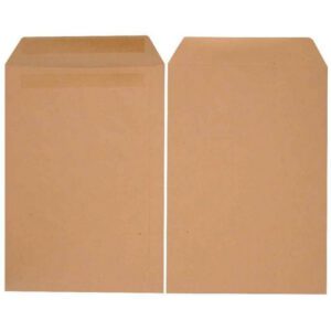 125 Pochettes Kraft UNIPAPEL 370 x 450 mm 90g/m²