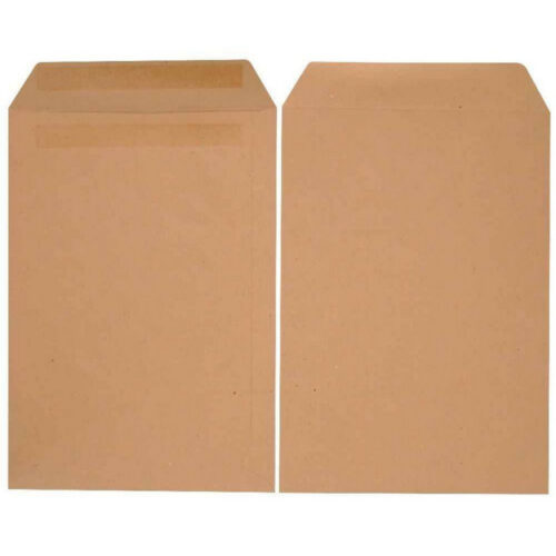 125 Pochettes Kraft UNIPAPEL 370 x 450 mm 90g/m²